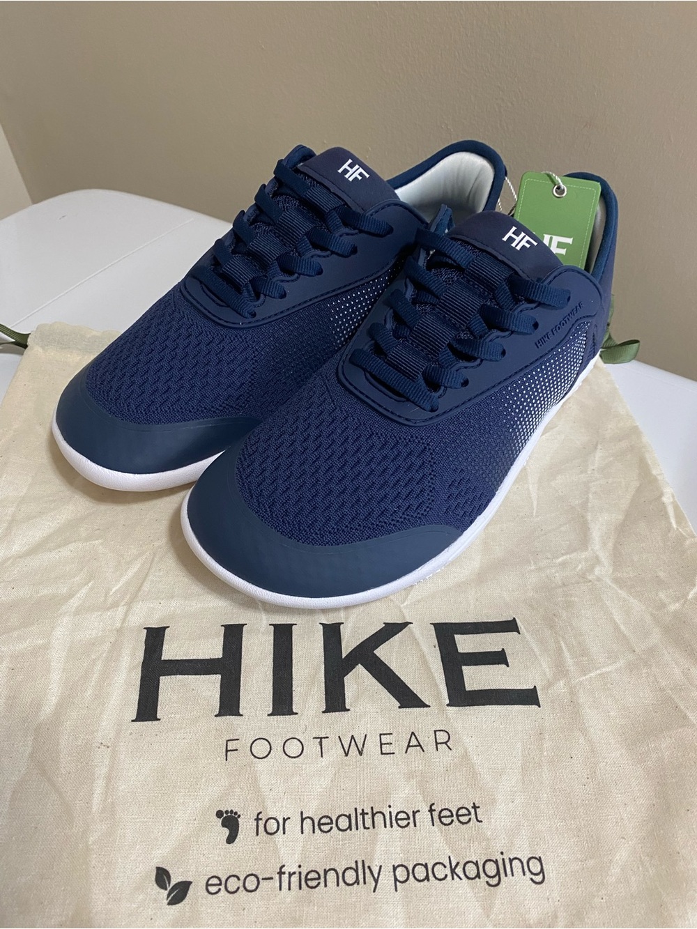 HIKE Footwear Stride Unisex Navy Lightweight Athletic Sneakers